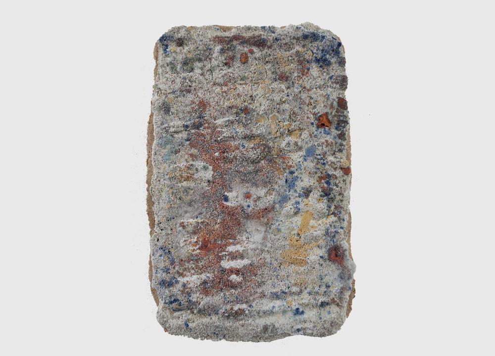 Spring Liegi#2, 2016
Sabbia, silicio, pigmenti, ossidi
27 x 20 x 3 cm.