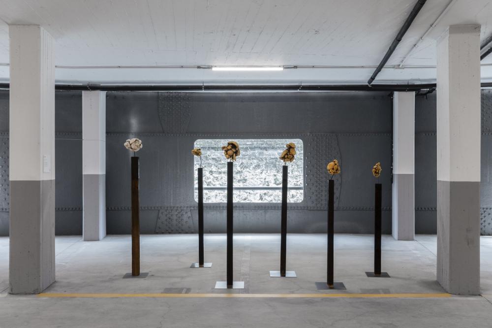 Installazione la Gazometro, a cura di Spazio Taverna, Roma, 2024