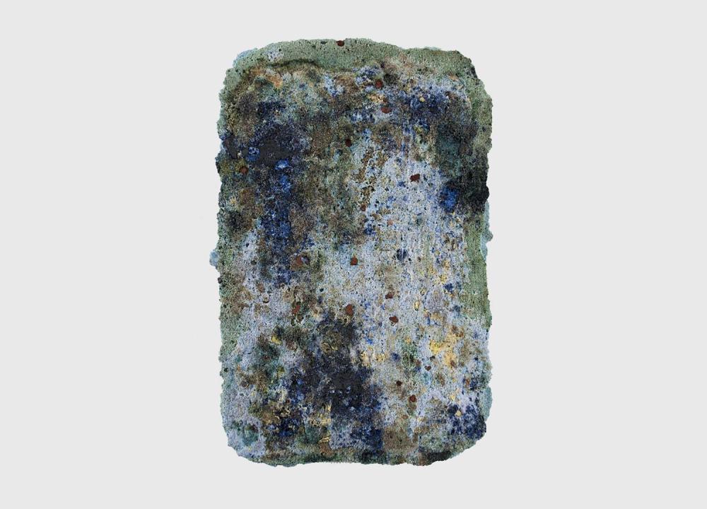 Spring Liegi#3 2016
Sabbie, silicio, pigmenti, ossidi
27 x 20 x 3 cm.